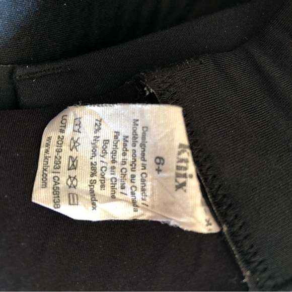 Knix WingWoman Bra 6+ Padded Wireless Black - Picture 6 of 6